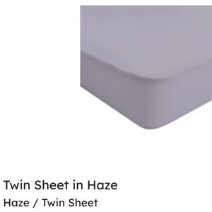 Kyte Baby Twin Sheet in Haze